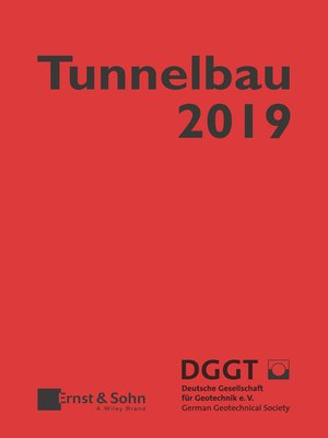 cover image of Taschenbuch für den Tunnelbau 2019